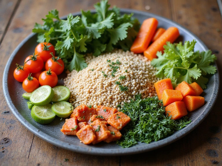 Nutritious meal presentation