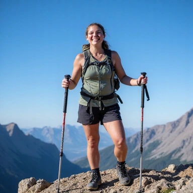 Guest after hiking adventure